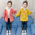 女童外套冬款2024年新款韩版时髦儿童秋冬加绒加厚洋气网红棉服潮
