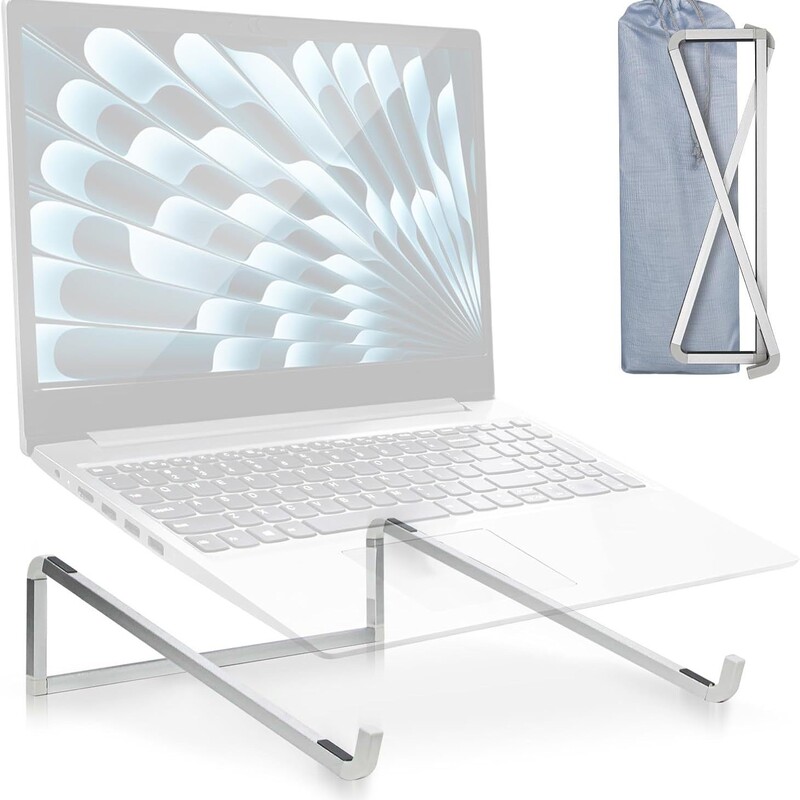 Laptop Stand Desktop Folding Storage Suspended Cooling Rack Office Gaming Portable Height-Adjustable Bracket Computer Stand