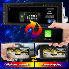 6.86-inch car navigation GPS Android navigation all-in-one machine, reverse image car player, wireless carpla