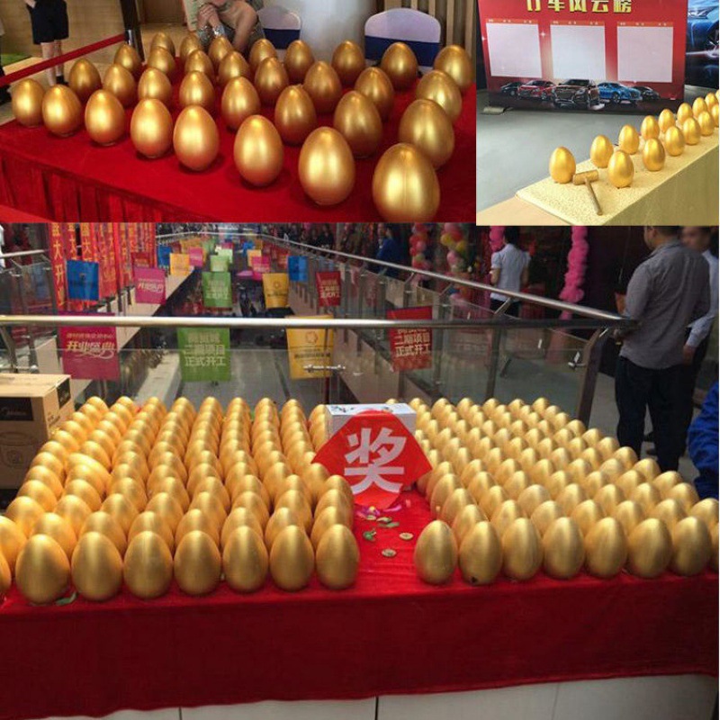 golden eggs wholesale Festival Supplies activity celebration 15cm20cm Wedding celebration Supplies express Of large number wholesale