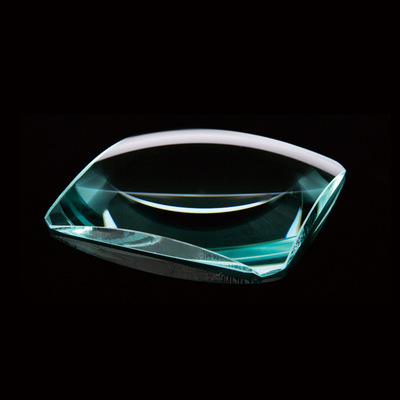 方形透镜 凸透镜加工 凹透镜放大镜镜片 聚光玻璃透镜 光学透镜|ms