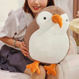 跨境仿真几维鸟毛绒玩具可爱奇异鸟公仔儿童陪伴玩偶礼物抓娃娃机