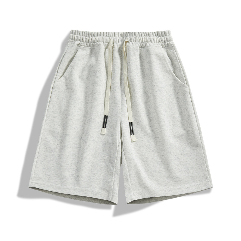 Pantalones cortos casuales estadounidenses transfronterizos de verano delgados sueltos pantalones deportivos de tamaño grande pantalones de algodón de hombre impresión personalizada