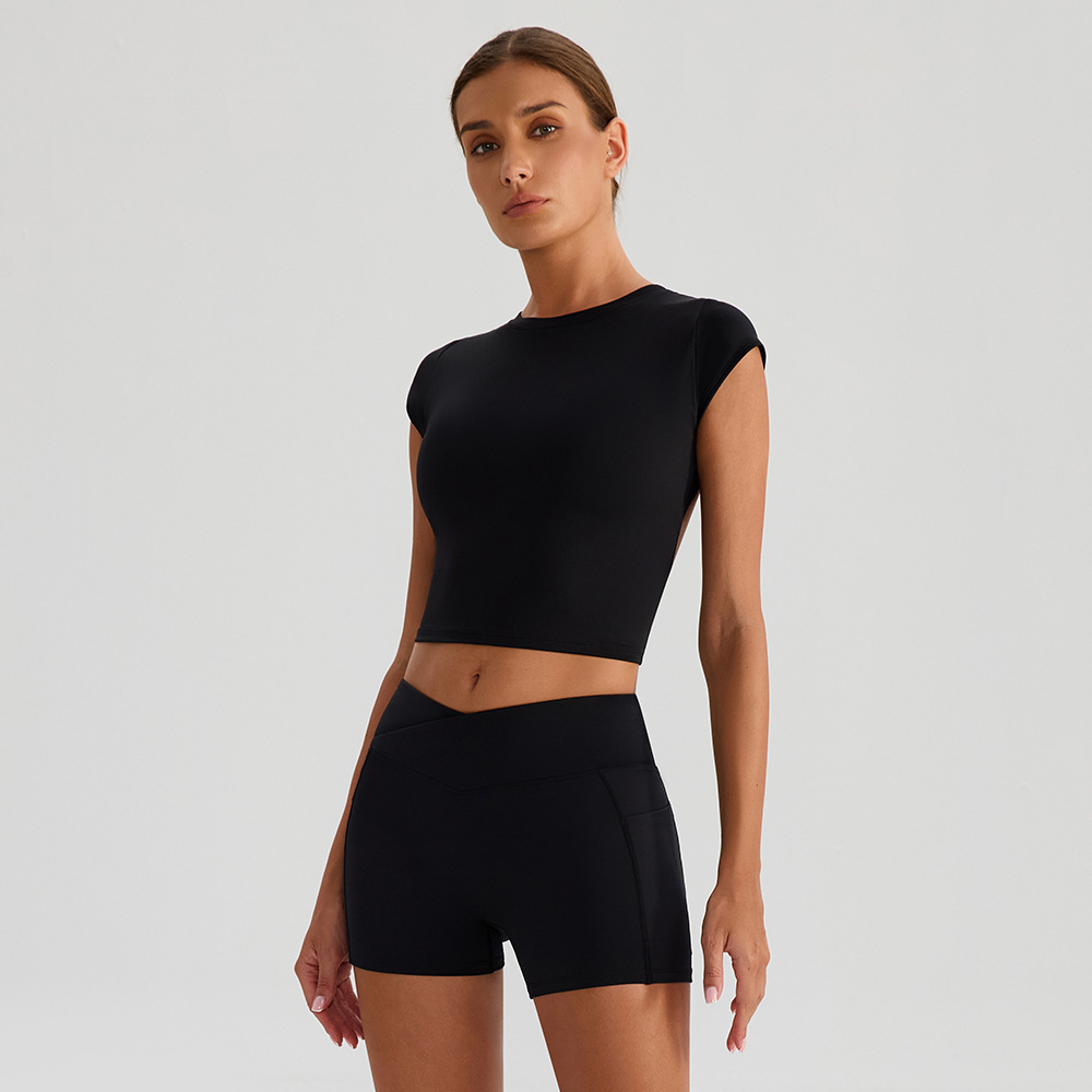 Set de ropa de yoga de diez recuerdos, ropa de entrenamiento de fitness de ocio al aire libre, ropa de entrenamiento de fitness de mujer