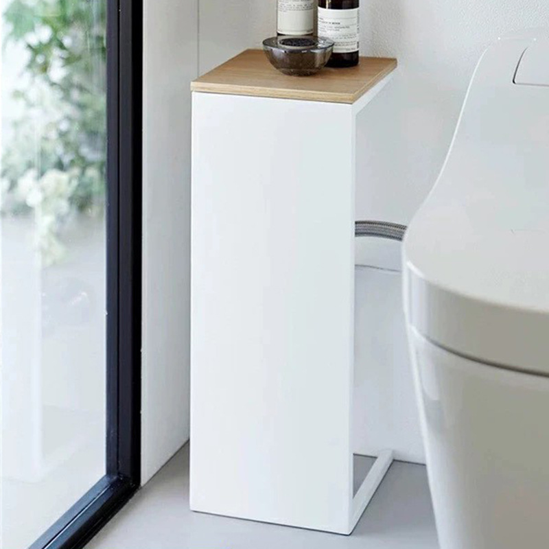 Factory-Installed Bedside Table, Living Room Sofa Side Table, Bathroom Pipe Cover, Hidden Storage Floor Stand