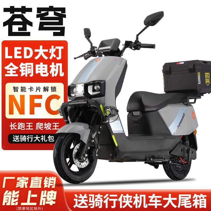 Motuoche Electric Motorcycle 96v 3000w 72v Scooter High Power (Auto Parts and Accessories) - trunk-dual-disc-brake-60v-bare-car-no-battery