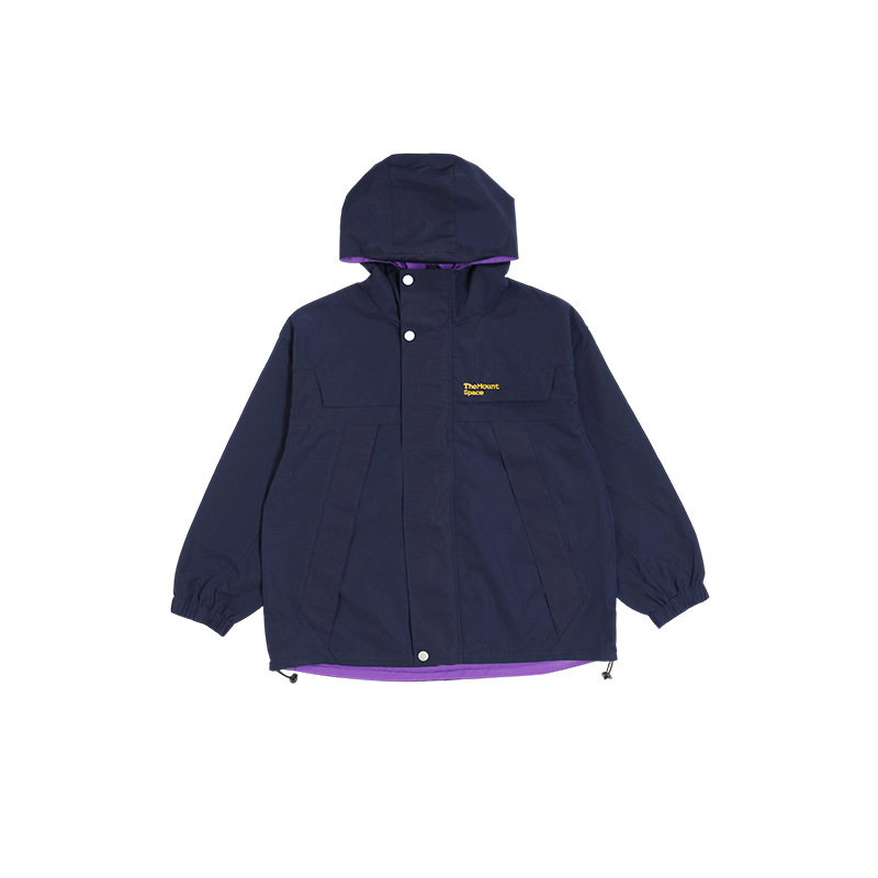 Capa de asalto para niños, chaqueta con capuz para niños, otoño nuevo chaqueta de color para niños al aire libre a prueba de viento a prueba de rociadores