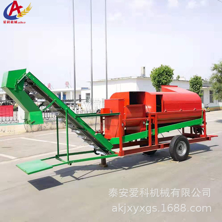 双排杂花生摘果机三项电花生打果机自动装袋花生脱果机打花生机