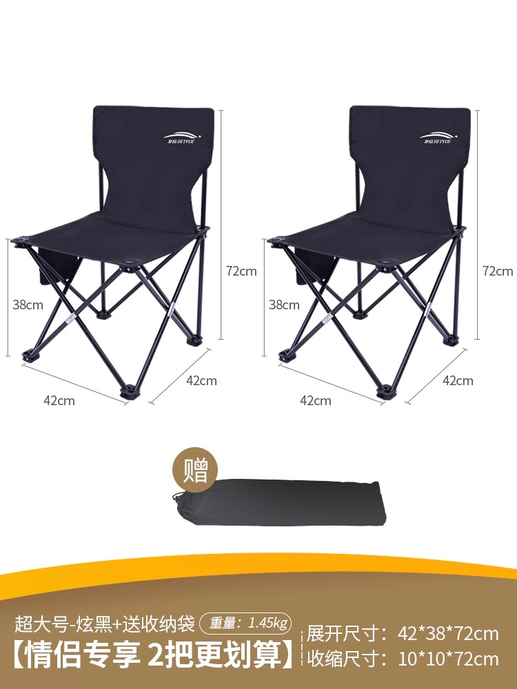 [커플전용, 2인 1세트로 더욱 가성비 좋음] No.-Dazzling Black + (사이드포켓 + 수납가방 포함)