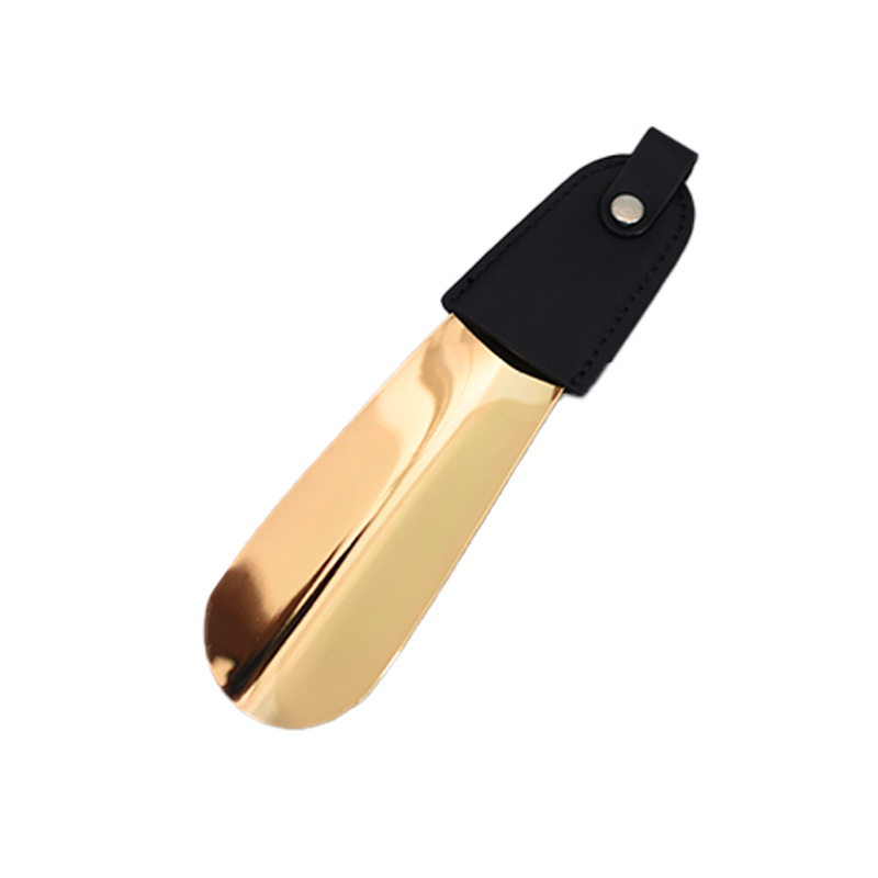 Estuche de cuero negro de titanio (16.5CM)