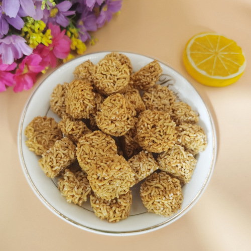 Senior Shrimp Noodles, Palm Crispy Ramen Balls, Instant Noodles, Crispy Noodles, Dry Eating Crispy Noodles, Childhood Nostalgic Snacks