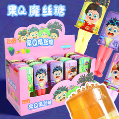 Magic Mesh Candy Q-Tips Magical Hair Strands Casual Fun Fruit Gummy Snacks for Kids Large Wholesale