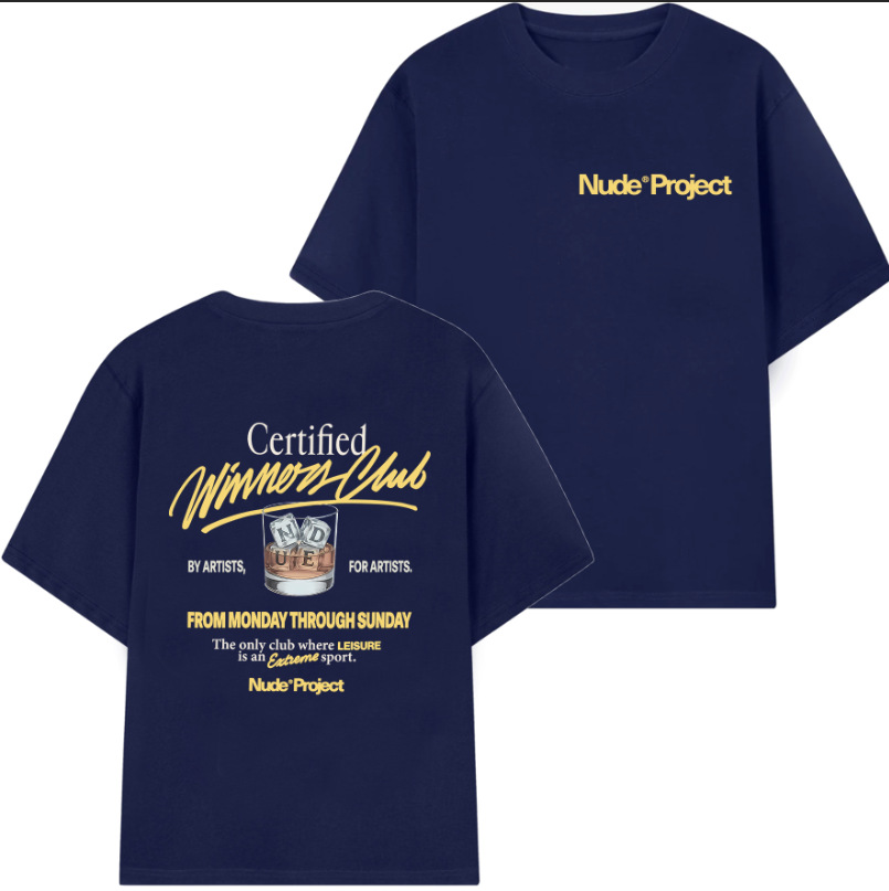 Nude Project Certified Winners Club T-shirt Navy
