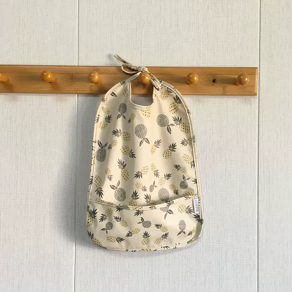[Danish Bib] Beige pineapple
