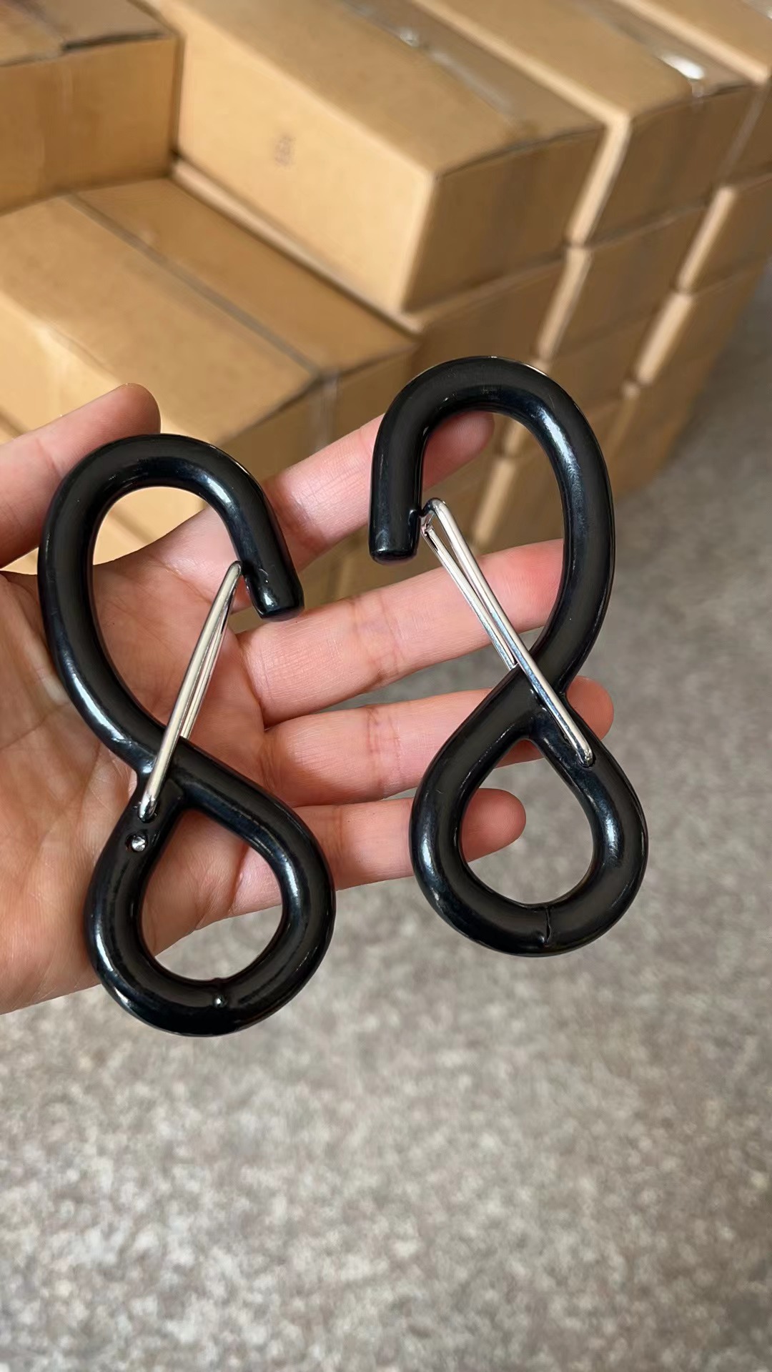 供应包塑八字钩弹簧钩简易钩