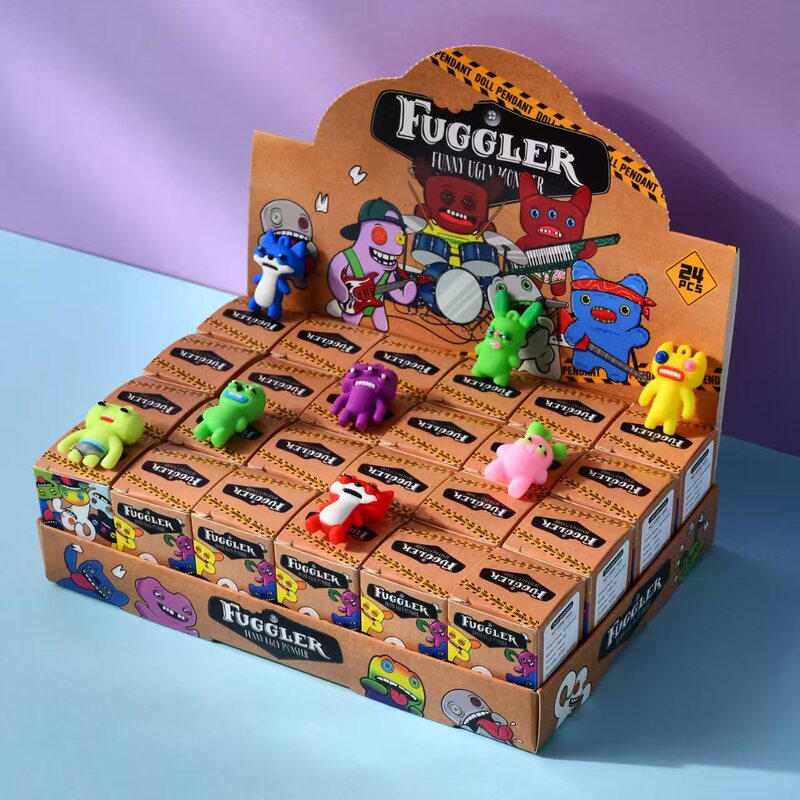Cross-Border Hot-Selling Cute Little Monster Doll Blind Box Keychain, Ugly-Cute Backpack Pendant, Toy Decoration, Funny Gift Cross-Border Hot-Selling Cute Little Monster Doll Blind Box Keychain, Ugly-Cute Backpack Pendant, Toy Decoration, Funny Gift