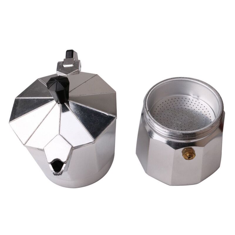 Classic Single-Valve Household Espresso Moka Pot Set Outdoor Office Camping Open Fire Coffee Brewing