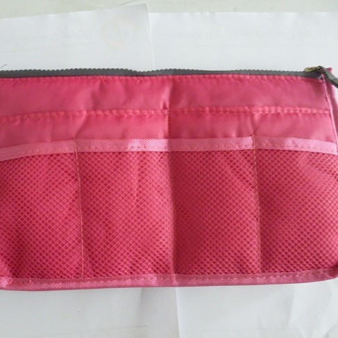 Bolsa de almacenamiento multifuncional plegable doble, bolso de gran capacidad, bolsa de clasificación engrosada, bolsa digital de viaje, almacenamiento mediano