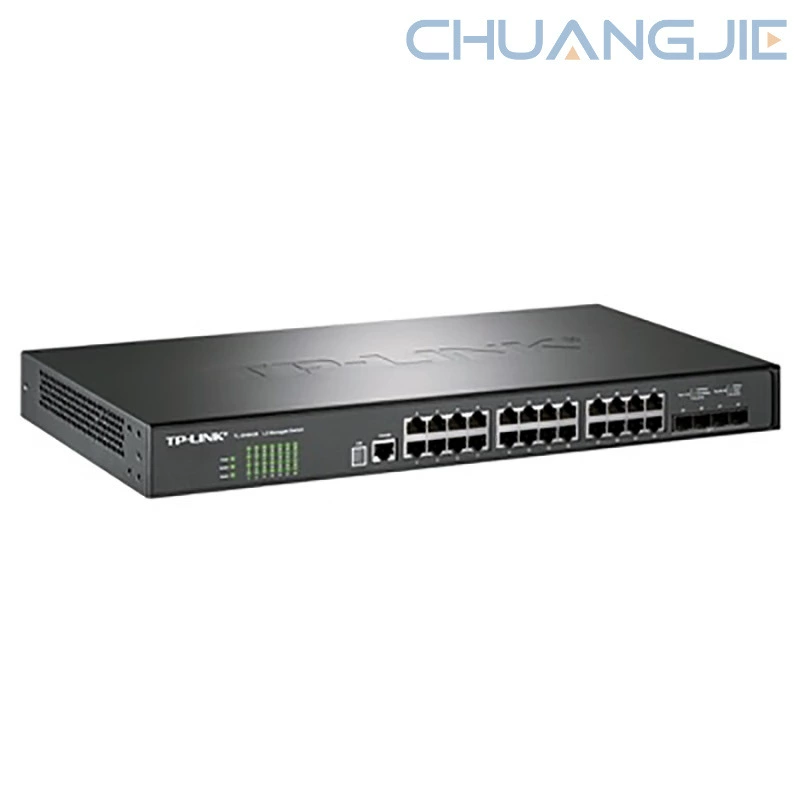 TP-LINK TL-SH6428 10 Gigabit uplink stacking three-layer network management switch/24GE+4SFP+