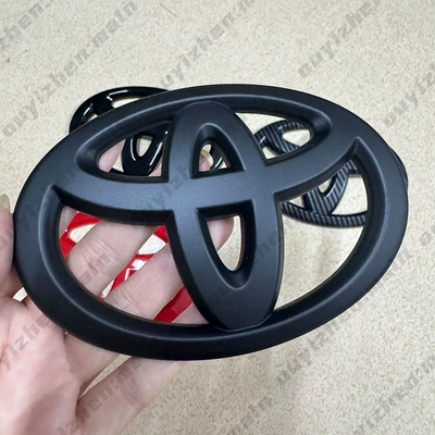 Modification Without Disassembly Cover — Car logo - width-10cm7cm-matte-black
