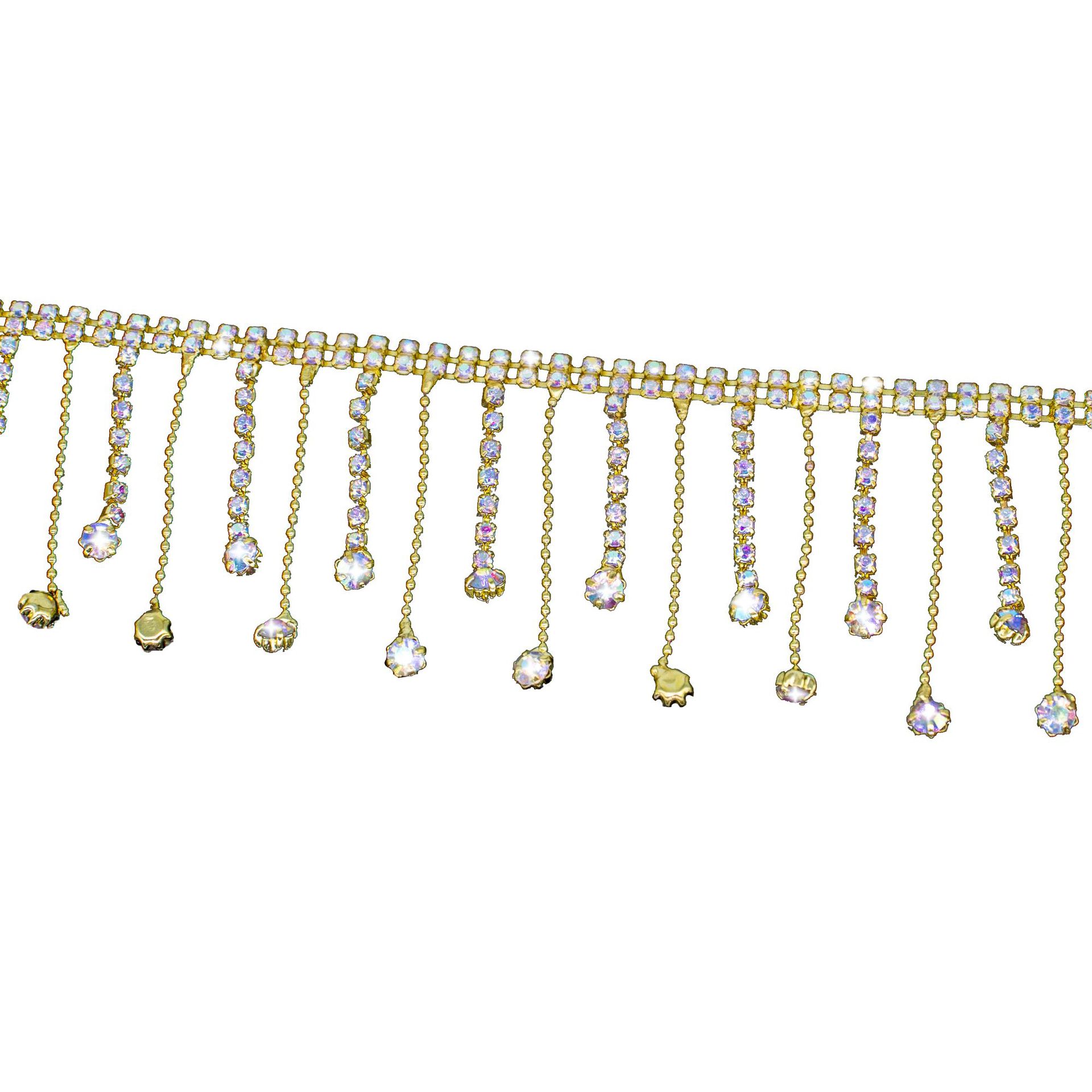 新しいドリルチェーンのフリンジチェーンDIY金色のアクセサリーの爪チェーンの装飾チェーンの溶接ドリルの服装の補助材料