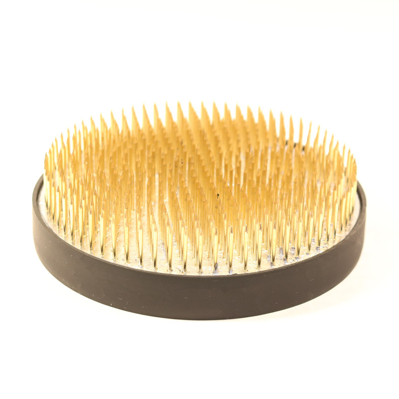 Jianshan arreglo floral japonés base del recipiente japonés Jianshan arreglo floral artefacto aguja montaña Zen arreglo floral flor camino herramienta floral