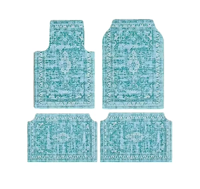 Mat Four-piece TEMU Labeling | Universal Foot Pad - ymx-new-car-floor-mats-28-3045cm-two-piece-set-for-rear-seat