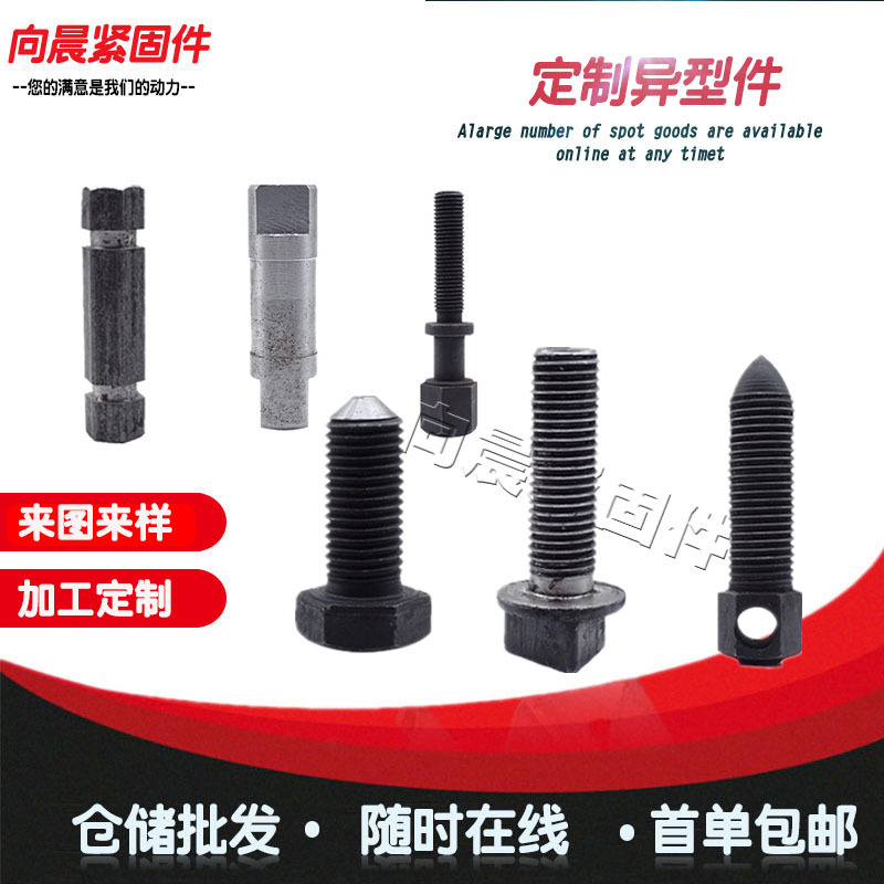 Shaped pieces Special bolt high strength Allotype Screw Turning pieces Cold heading shaped parts Customized Non-standard Screw