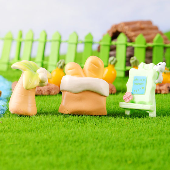 Moss Micro Landscape Creative Cute Garden Ornaments DIY Landscaping Material Decorations Accessories Mini Small Ornaments