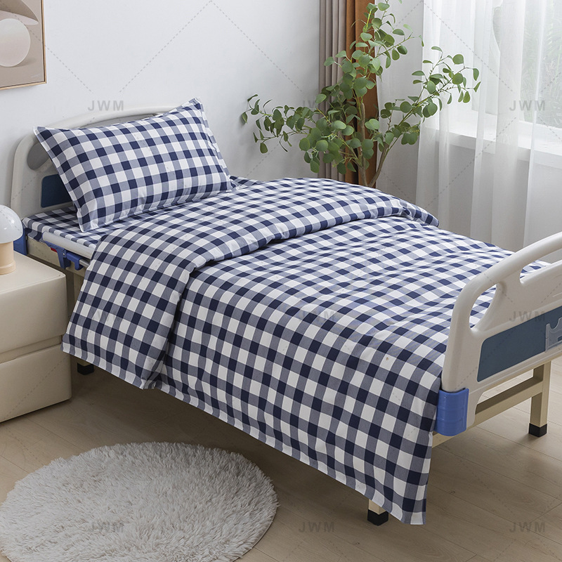 医療用リネン、病院用寝具、老人ホーム用ベッド、3点セット、掛け布団カバー、ベッドシーツ、工場直販、卸売、カスタマイズ可能|undefined
