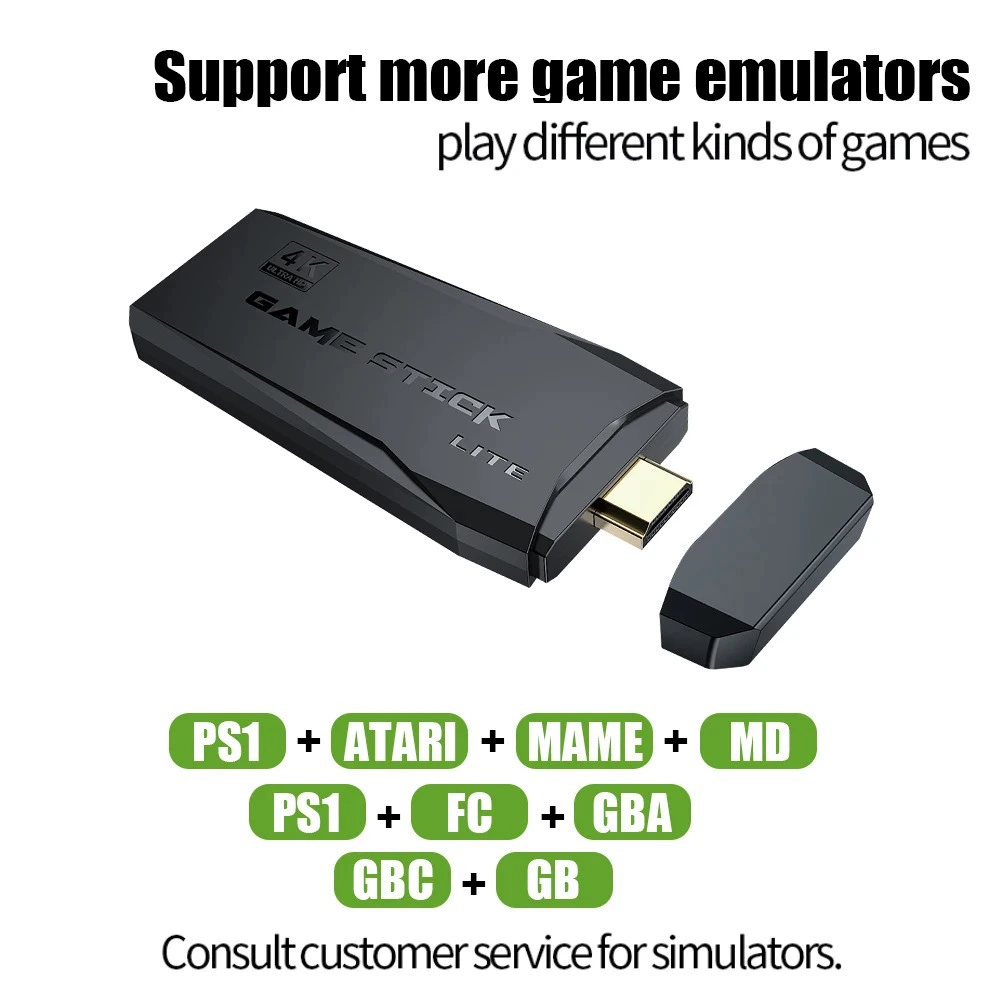 M8 Classic Retro Wireless Video Game Box 4K Console 64GB 20000 Game Classic Wireless Controller