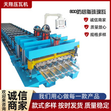 800防树脂琉璃瓦机全自动双层竹节琉璃瓦压瓦机铁皮瓦彩钢成型机