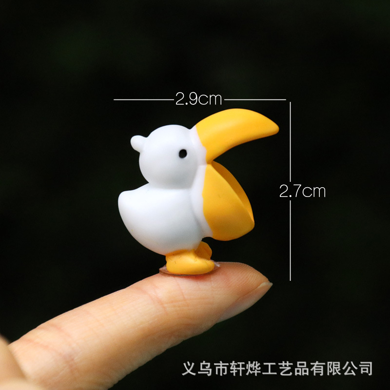 Animal encantador de simulación del delfín capibara hecho a mano muñeca micro paisaje decoración de maceta adornos de escritorio