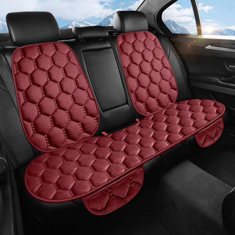 Winter Short Plush Car Seat Cushion Universal Seat Cushion Cross-Border E-Commerce Hot-Selling Single-Piece Seat Cushion Full Car Seat Cover Five Seats