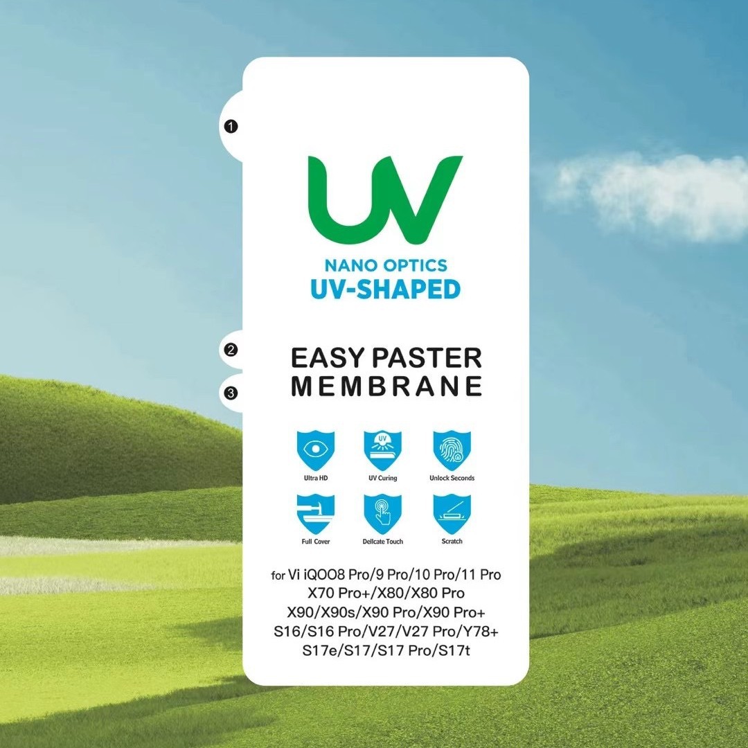 Suitable for vivoX200Ultra film X90 light curing film glue-free soft to hard wear-resistant scratch-resistant screen film