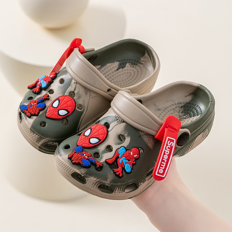 Zapatillas de verano para niños EVA resbaladizo pedazo de mierda sensación de cabeza transpirable niña usaba zapatos de agujero de playa de niños image 8
