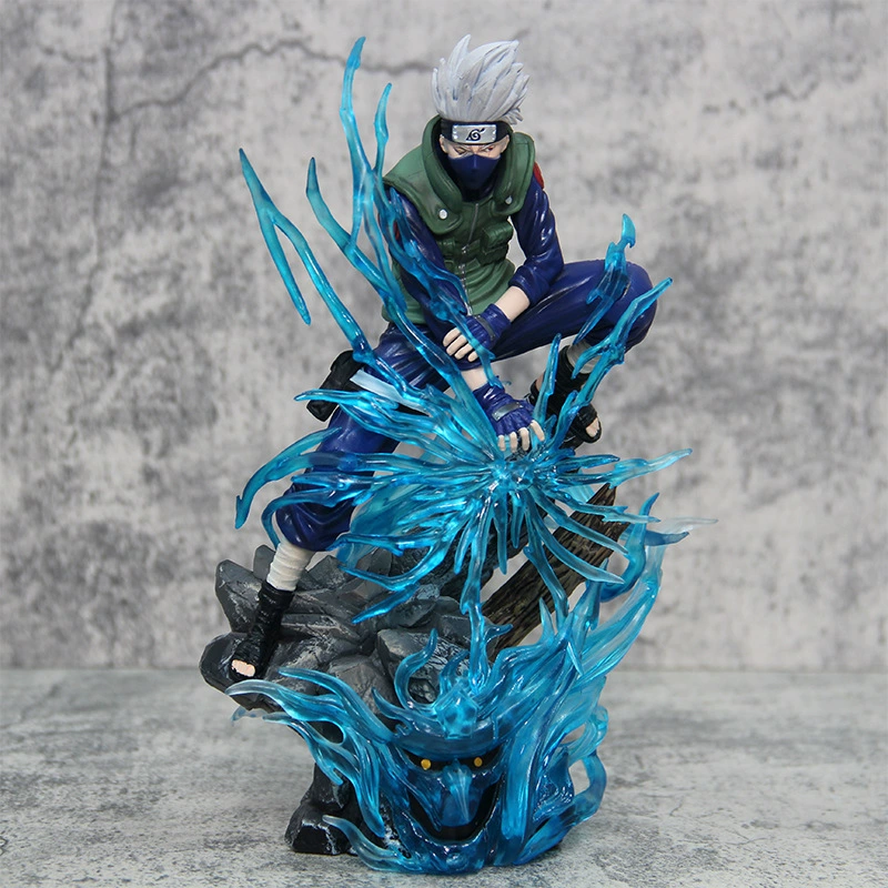 Naruto anime collectible figures — Kakashi, Obito, and fiery ninja variants, 3 options, 0.72 kg