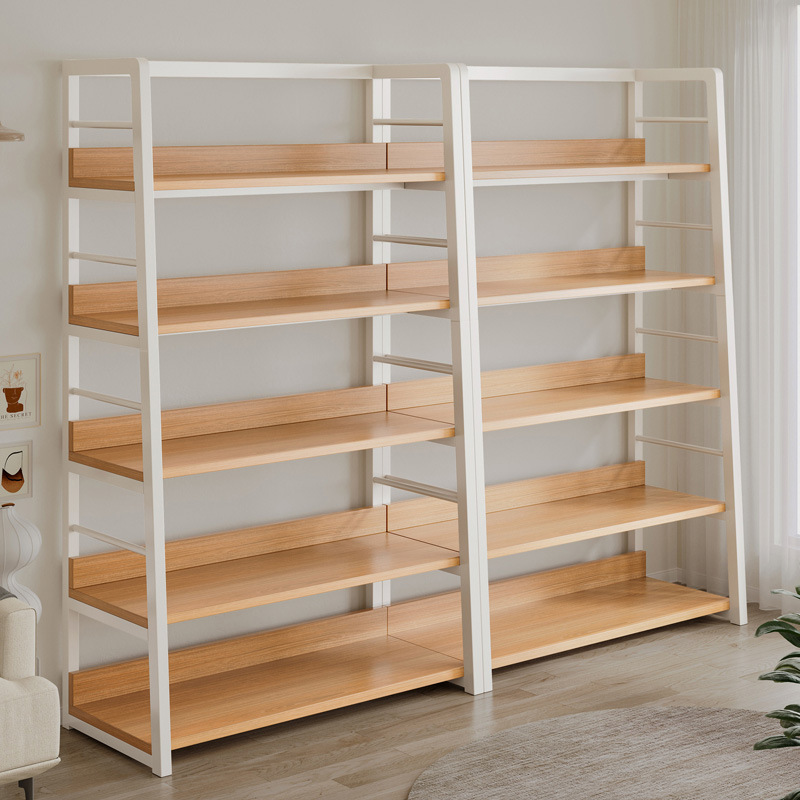 Estante simple estante de almacenamiento de múltiples capas estante de exhibición sala de estar estantería hogar dormitorio piso gabinete de almacenamiento sub-estante