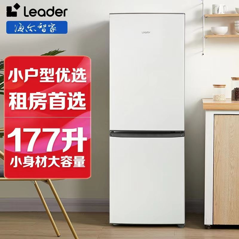 两门1宿舍升迷你77电冰箱统帅小型冰箱海尔办公室双开门家用直冷