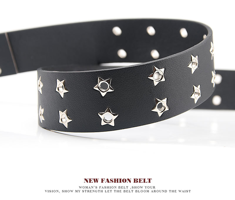 Fashion Star Pu Leather Iron Women'S Leather Belts display picture 2