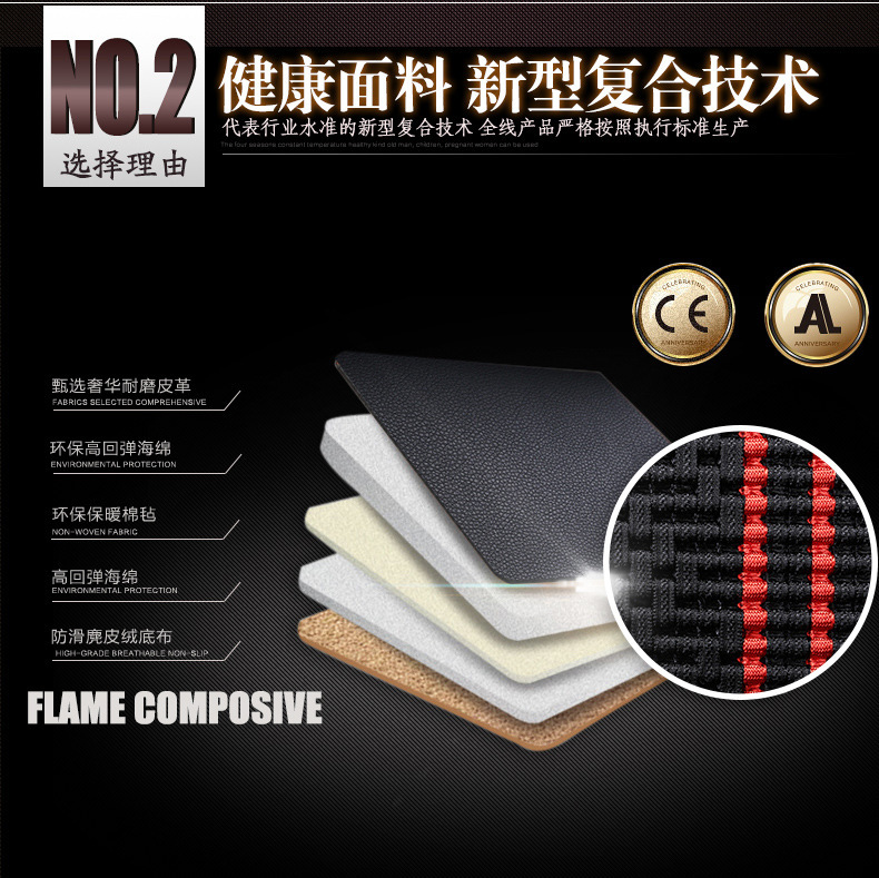 Cross-border Foreign Trade Surrounded Four Seasons General Leather Car Cushion Summer Ice Silk Car Seat Cover Five-seat Car Cool Mat