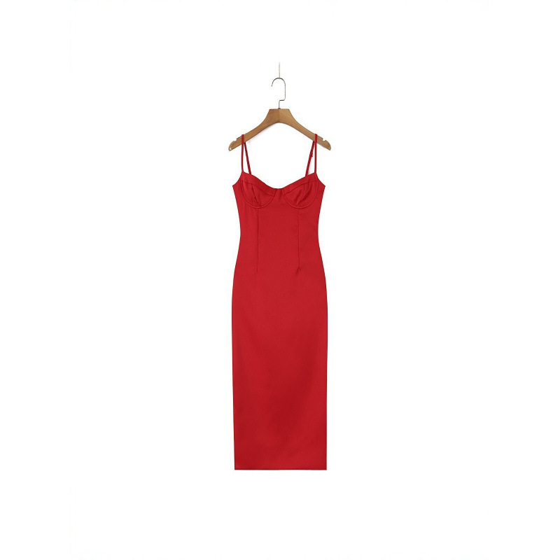 Satin camisole dress for women, slim fit, bodycon, mid-length camisole dress, light wedding dress, date party gown, long dress for women Satin camisole dress for women, slim fit, bodycon, mid-length camisole dress, light wedding dress, date party gown, long dress for women