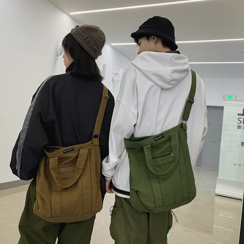 Factory Direct Sale Retro Canvas Bag  New Arrival Unisex Student Korean Style Casual Shoulder Crossbody Handbag