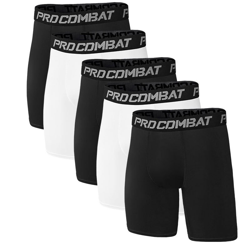 Cross-Border Fitness Compression Tight-Fitting Five-Point Pants Men's Sports Shorts High-Elastic Quick-Drying Training Running Basketball Leggings