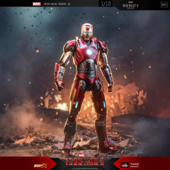 新品漫威中動玩具アベンジャーズアイアンマンmk 16夜店関節可動フィギュア人形モデル