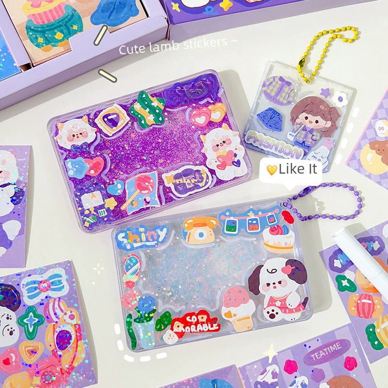Sticker, cartoon children's set, scheduler, DIY