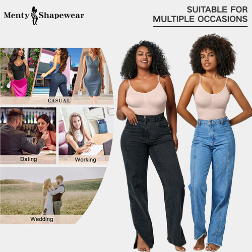 Foreign trade large size seamless one-piece shapewear women's T-shaped tummy control pants corset slimming corset one-piece vest