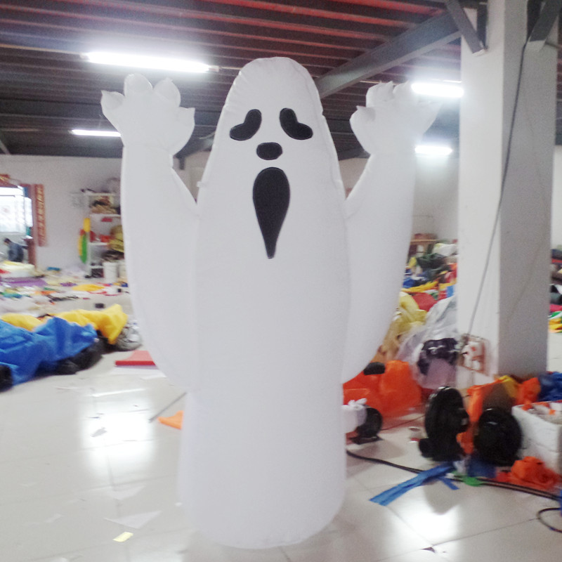 万圣节布置充气拱门 白鬼万圣节气模 酒吧派对万圣节装饰道具