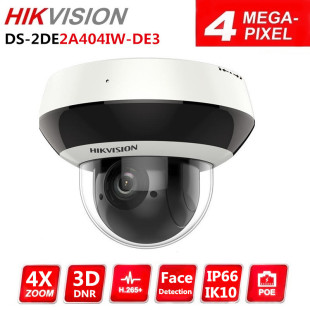 HIKvision HIKvision English IP PTZCamera H.265 + 4MP 2DE2A404IW-DE3/W