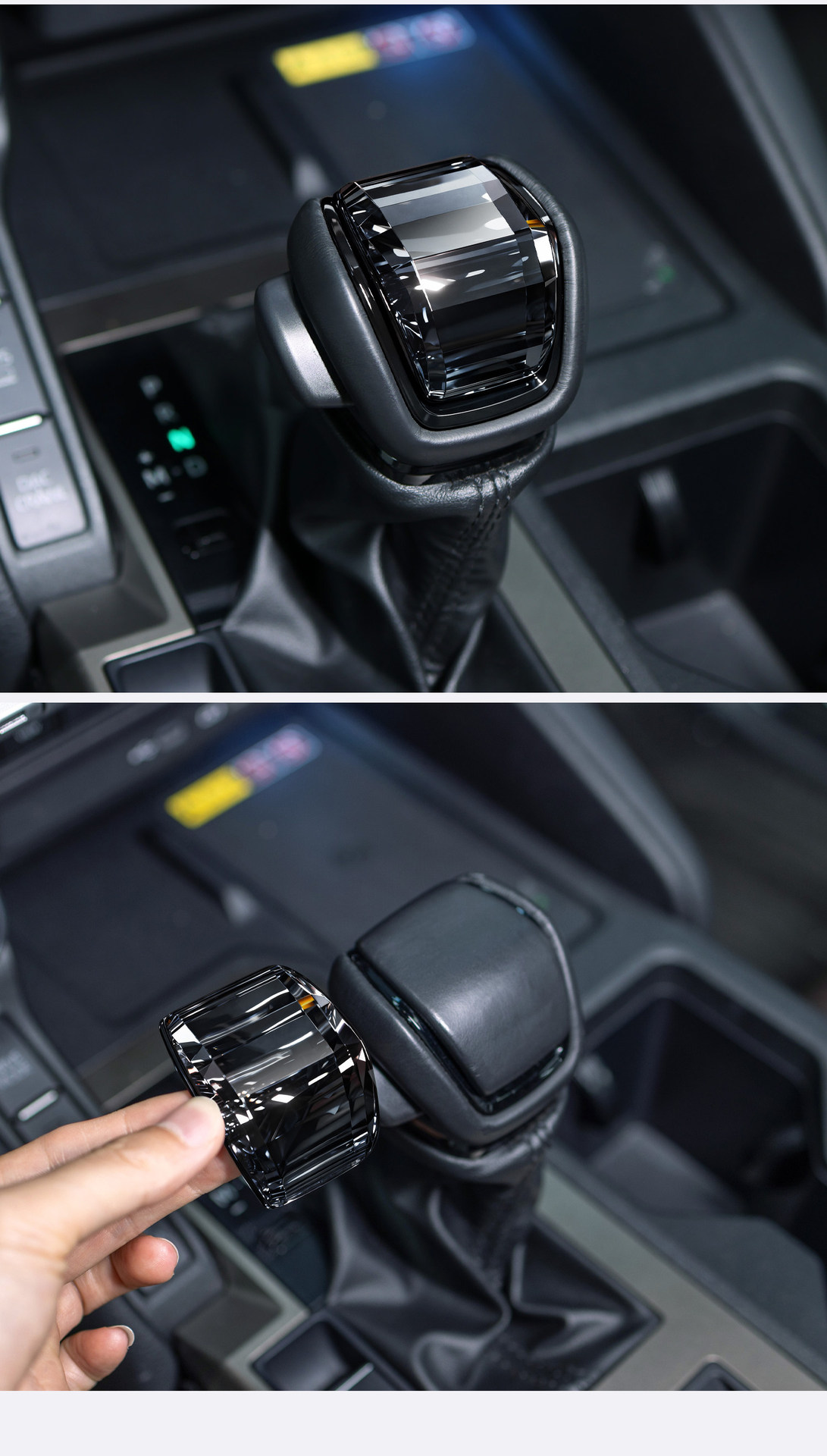 Suitable for 24-26 new model Prado LC250 retro gear shift cover TOYOTA Prado gear shift head cover modification parts